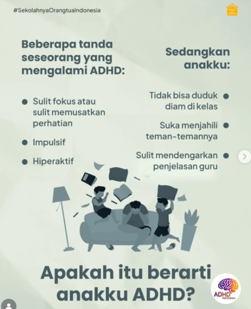 Ciri dan Gejala ADHD pada Anak Usia Dini di Kabupaten Kotabaru