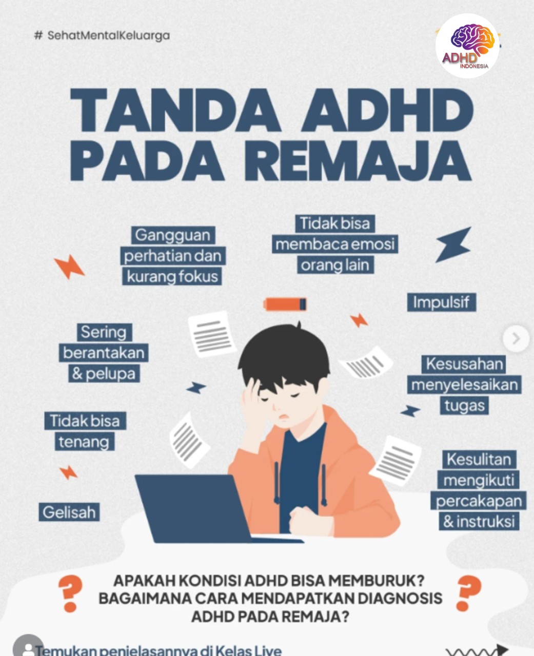 Screening ADHD Non-Diagnostik: Edukasi Awal bagi Orang Tua di Kabupaten Kotabaru