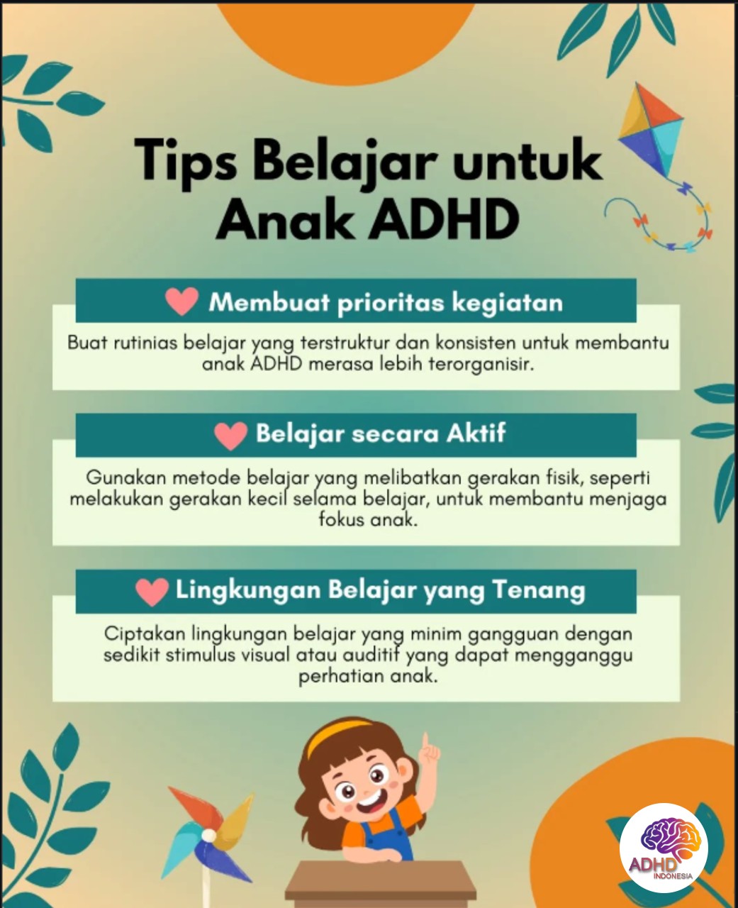Strategi Belajar yang Cocok untuk Anak ADHD di Kabupaten Kotabaru